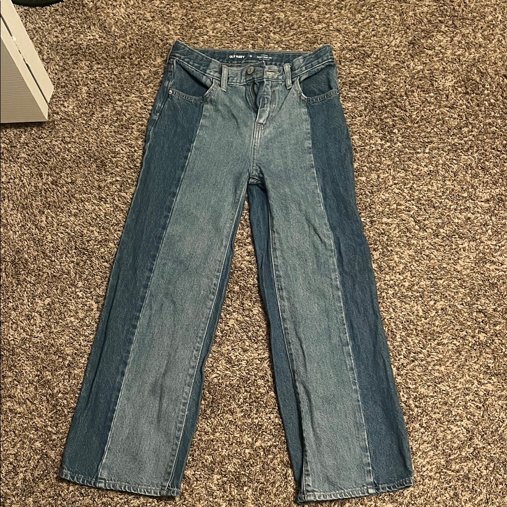Old Navy Two-Tone Blue Kids Jeans